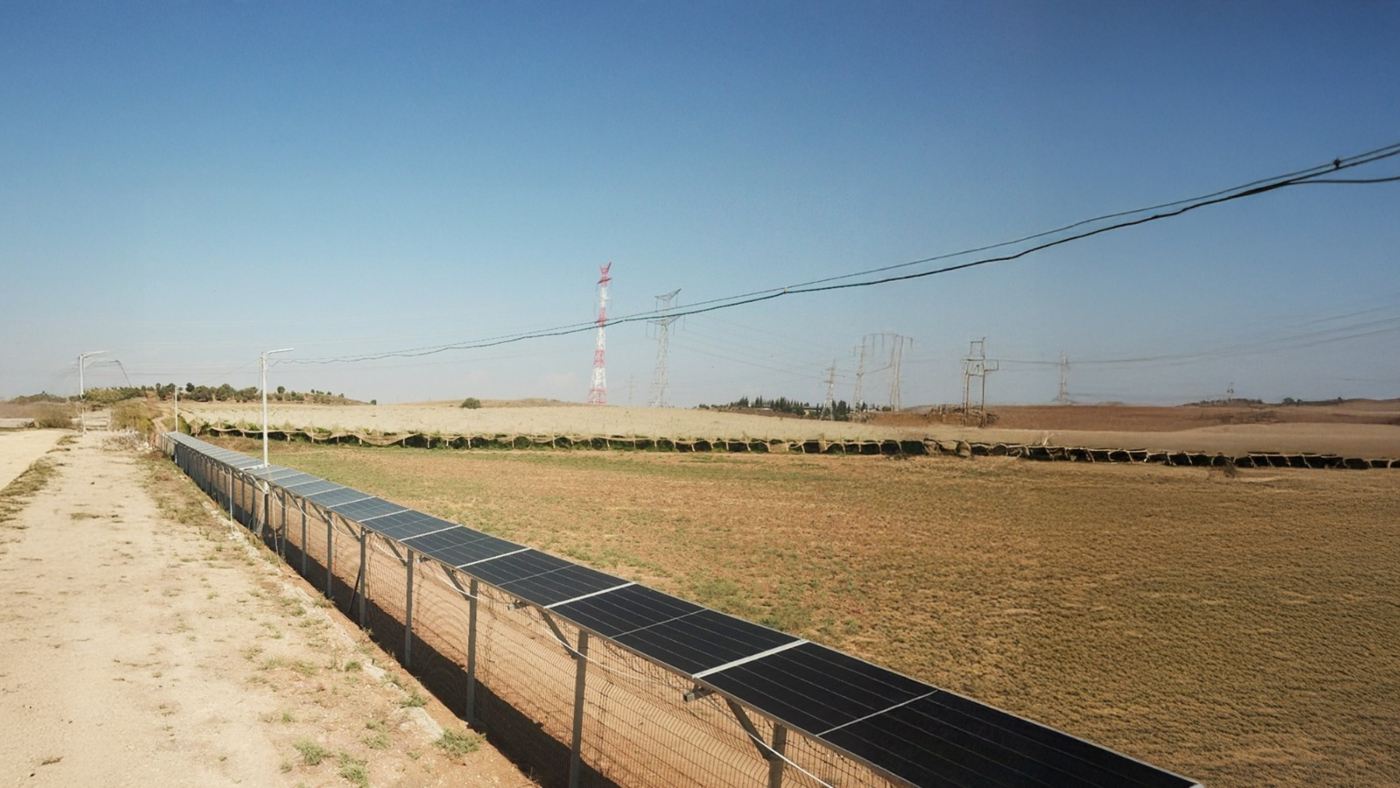 טראלייט מקימה פאנלים לייצור חשמל סולארי על גדרות ההגנה של מושבים